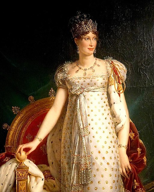 Marie Louise of Austria was Napoleon's second wife, but would go on to have a very happy life.