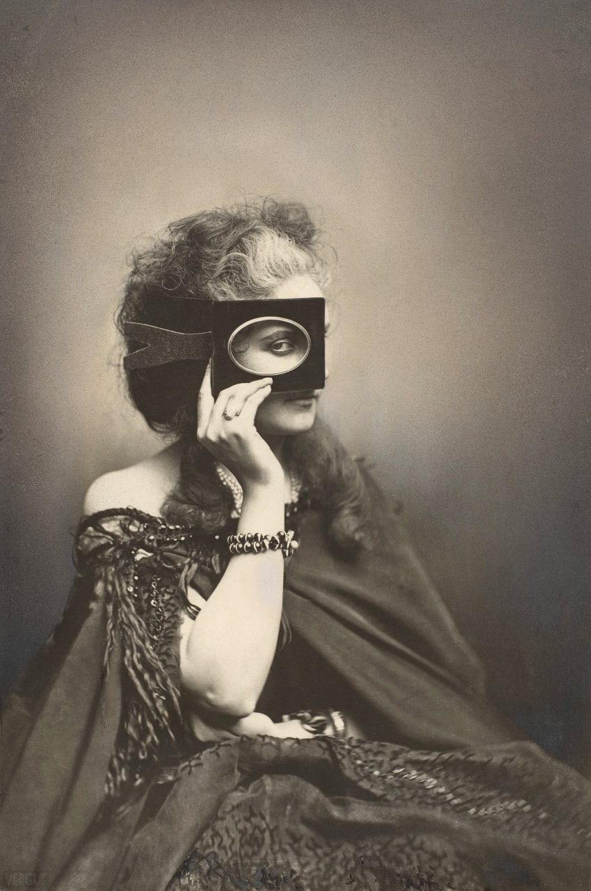 The Countess of Castiglione in an artful 1860s photograph
